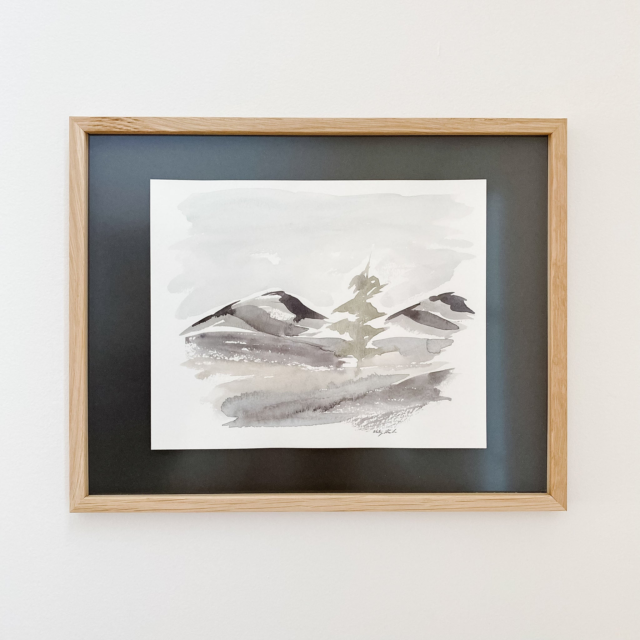 "Winter Scene" Framed Original