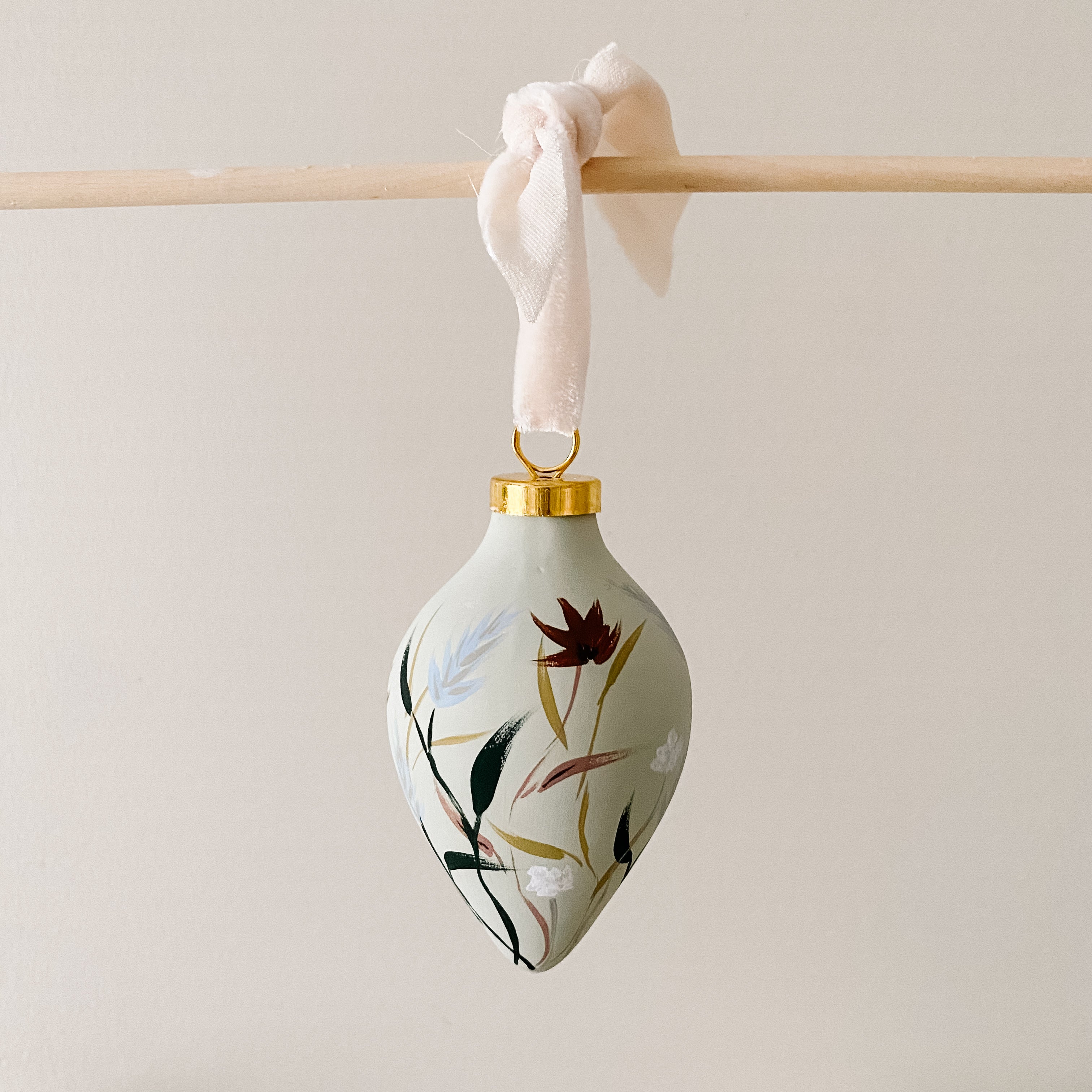 "Wild Meadow" Hand Painted Ornament