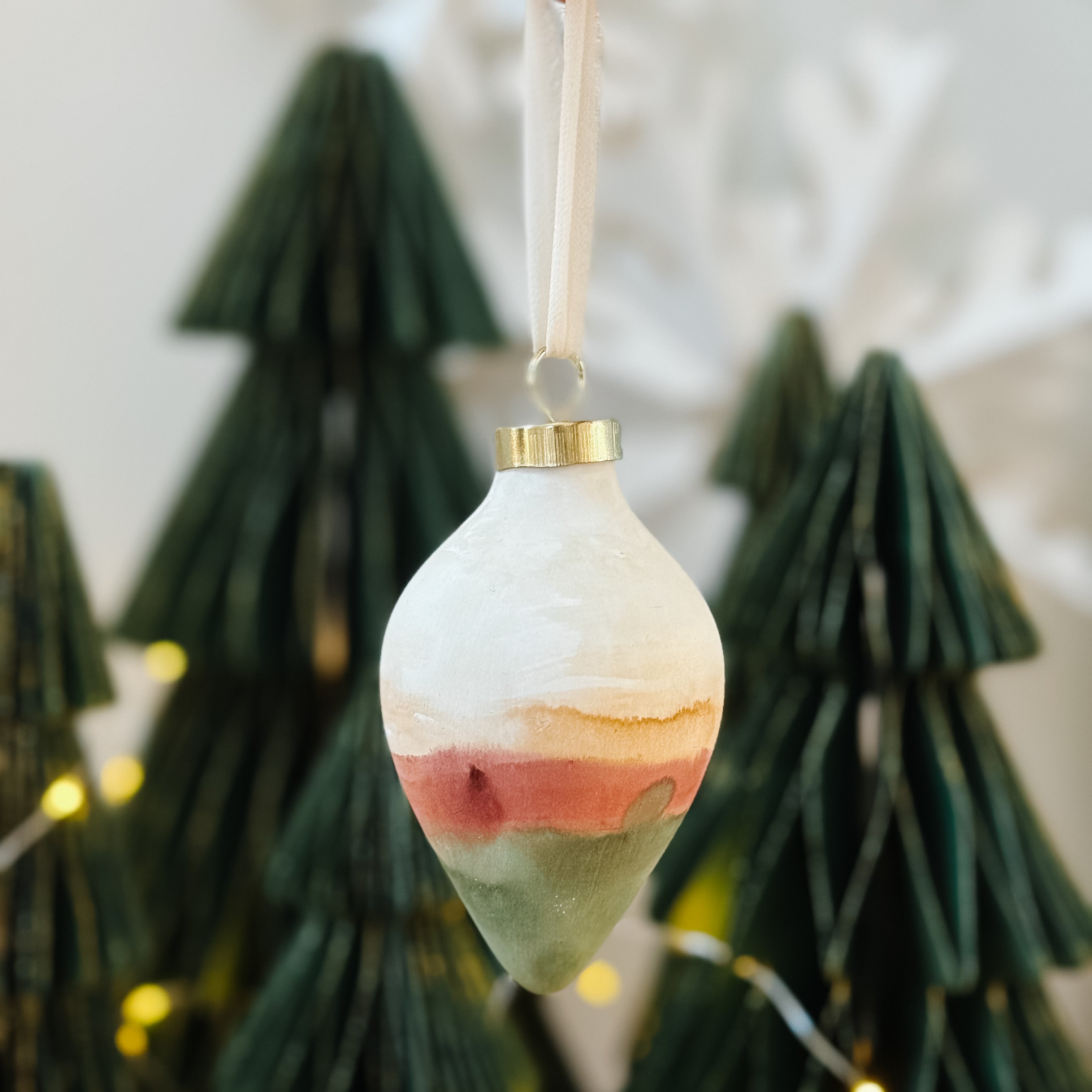 "Sunset" Hand Painted Ornament