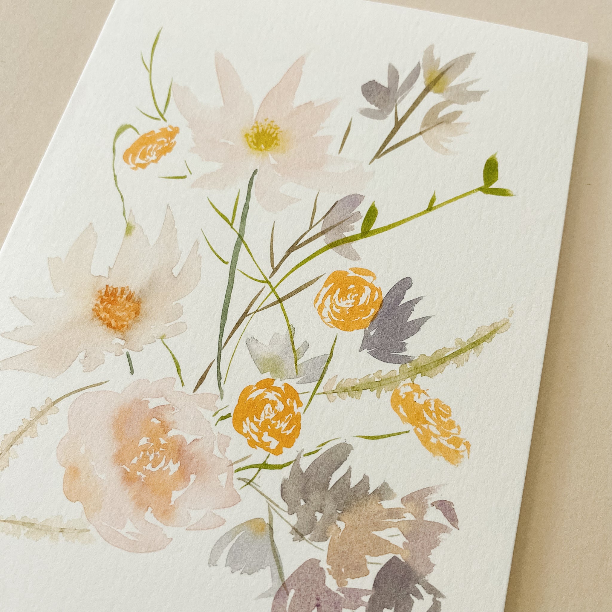 "Wildflowers in Bloom" Notecard