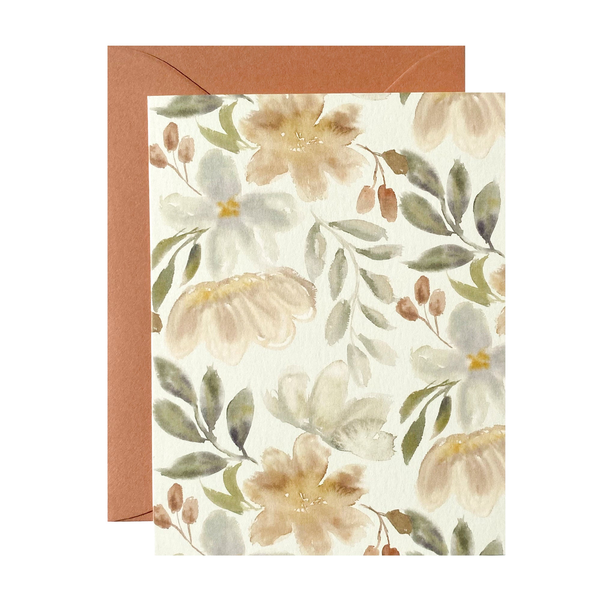 "Softened" Patterned Notecard