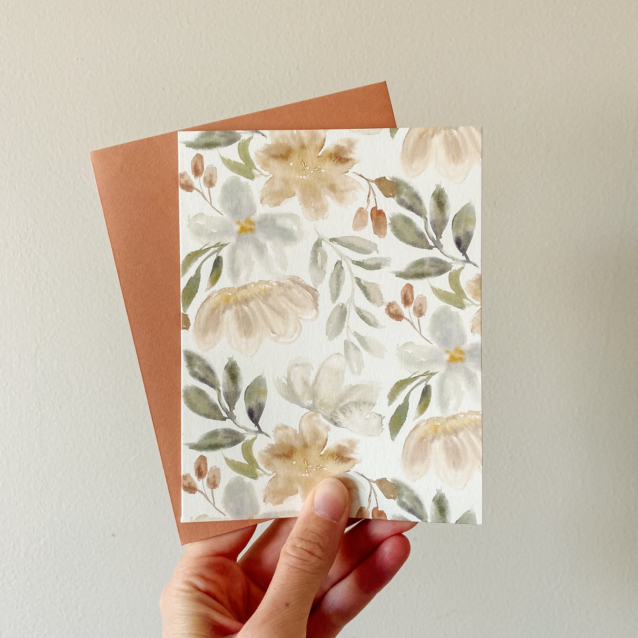 "Softened" Patterned Notecard