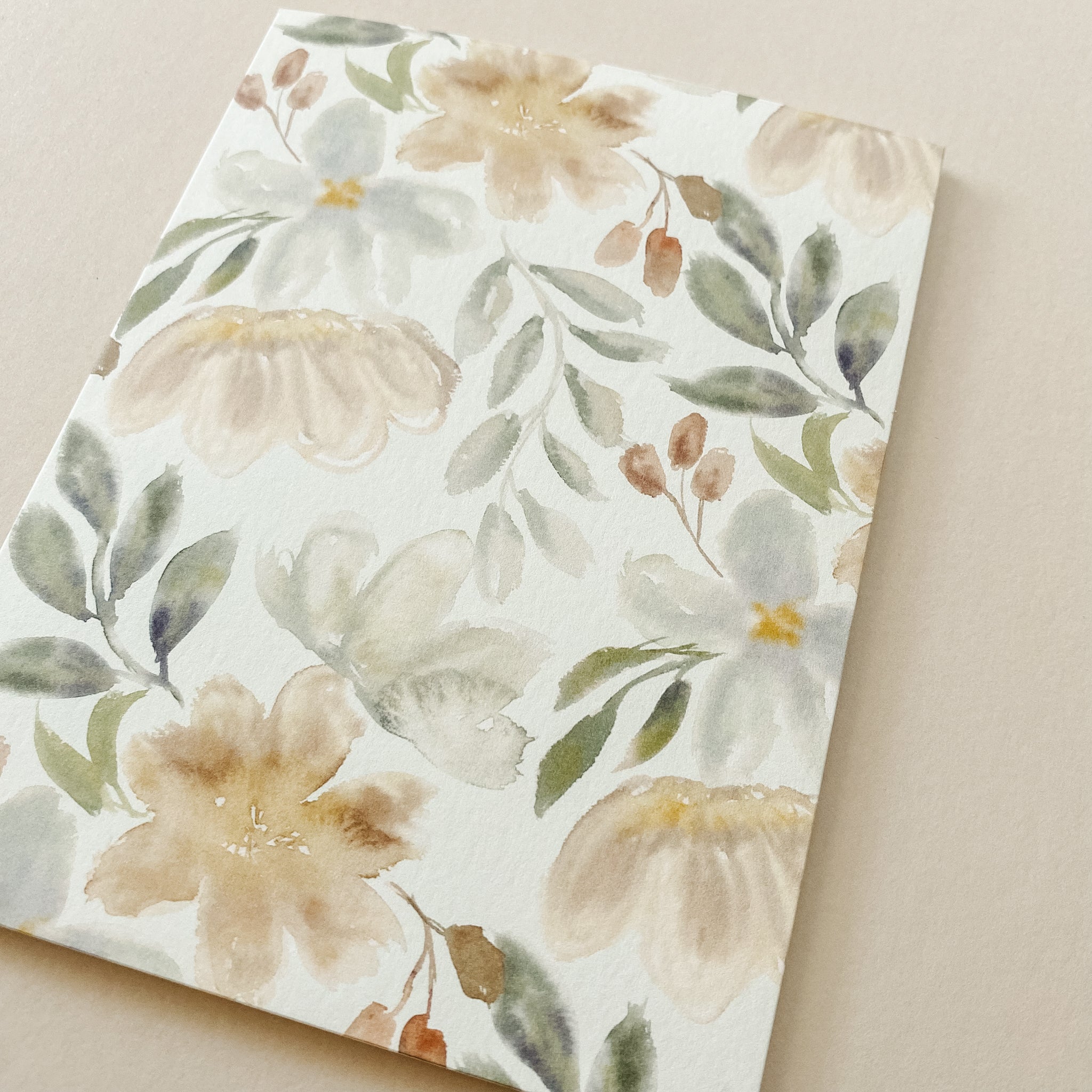 "Softened" Patterned Notecard