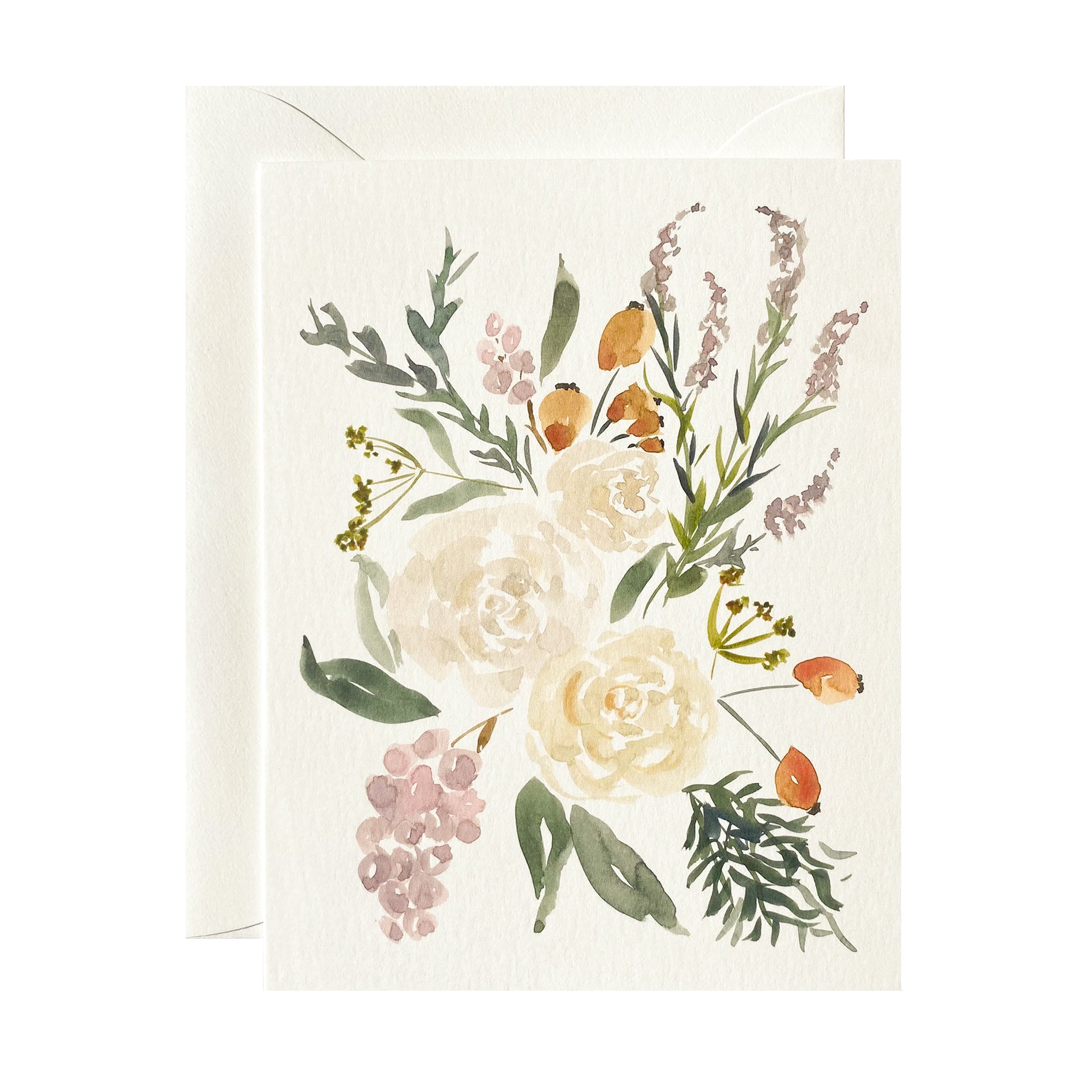 "Floral Composition" Notecard