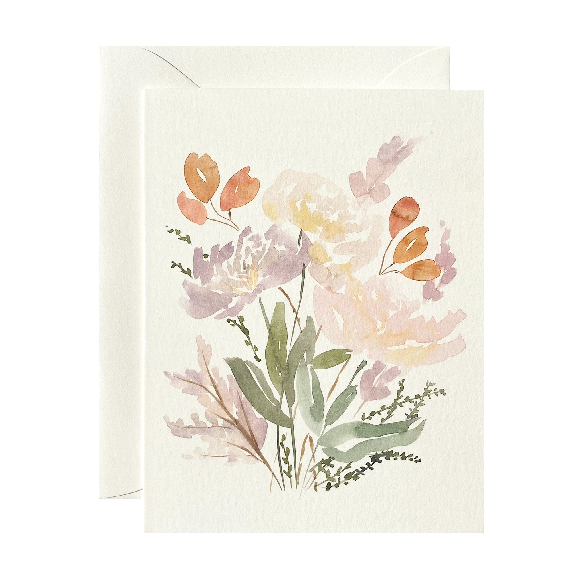 "Pastel Garden" Notecard