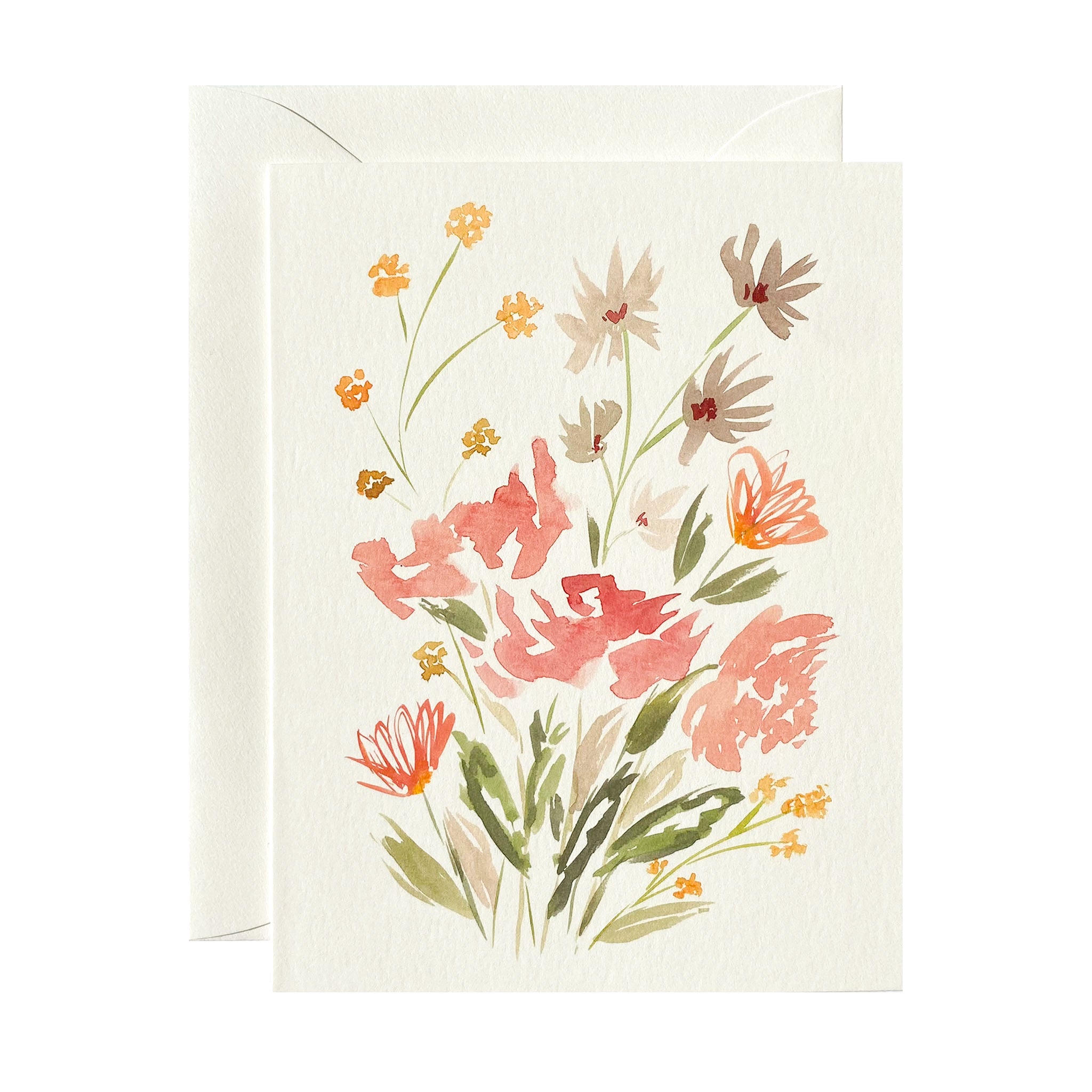 "Wildflower Bouquet" Notecard