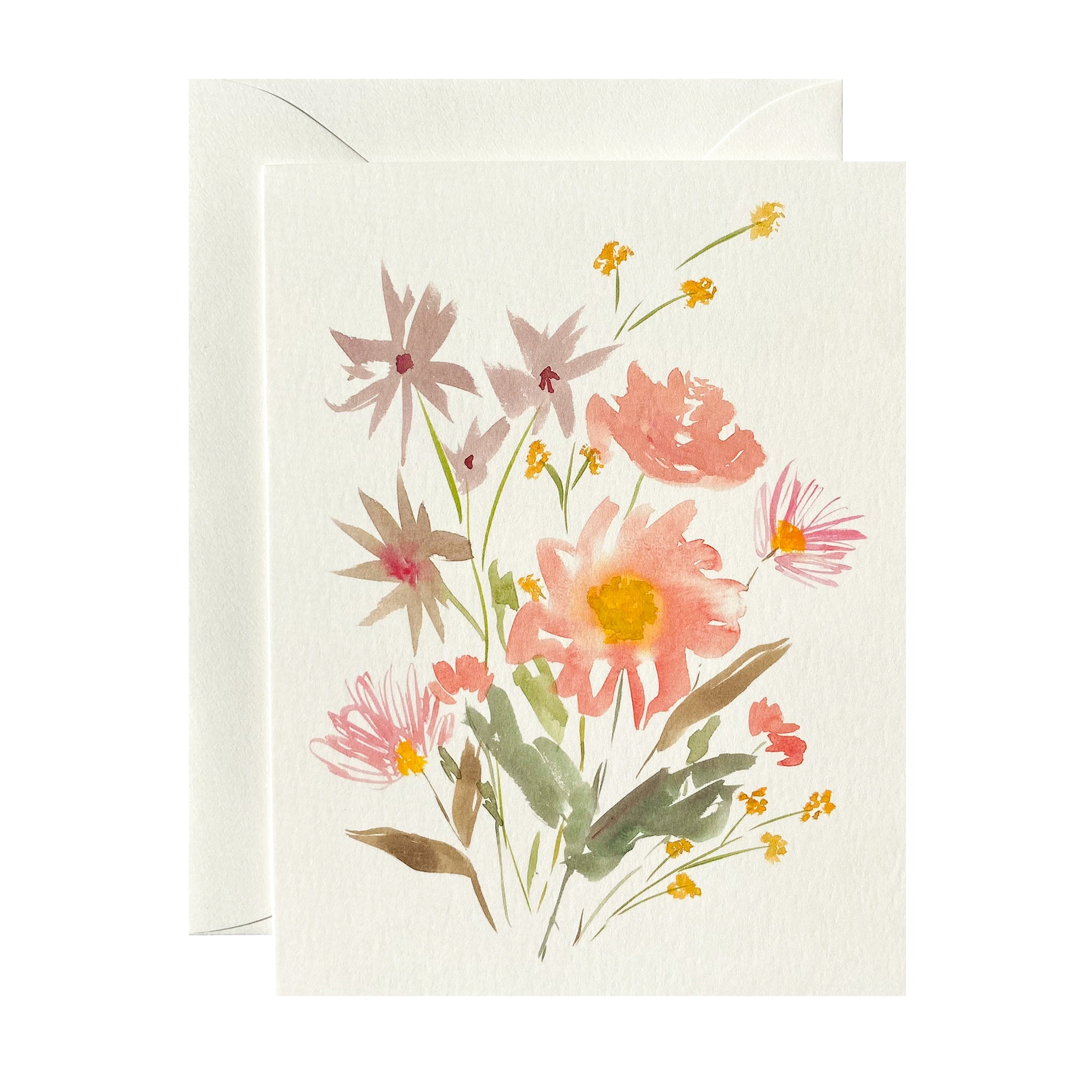 "Spring Wildflowers" Notecard