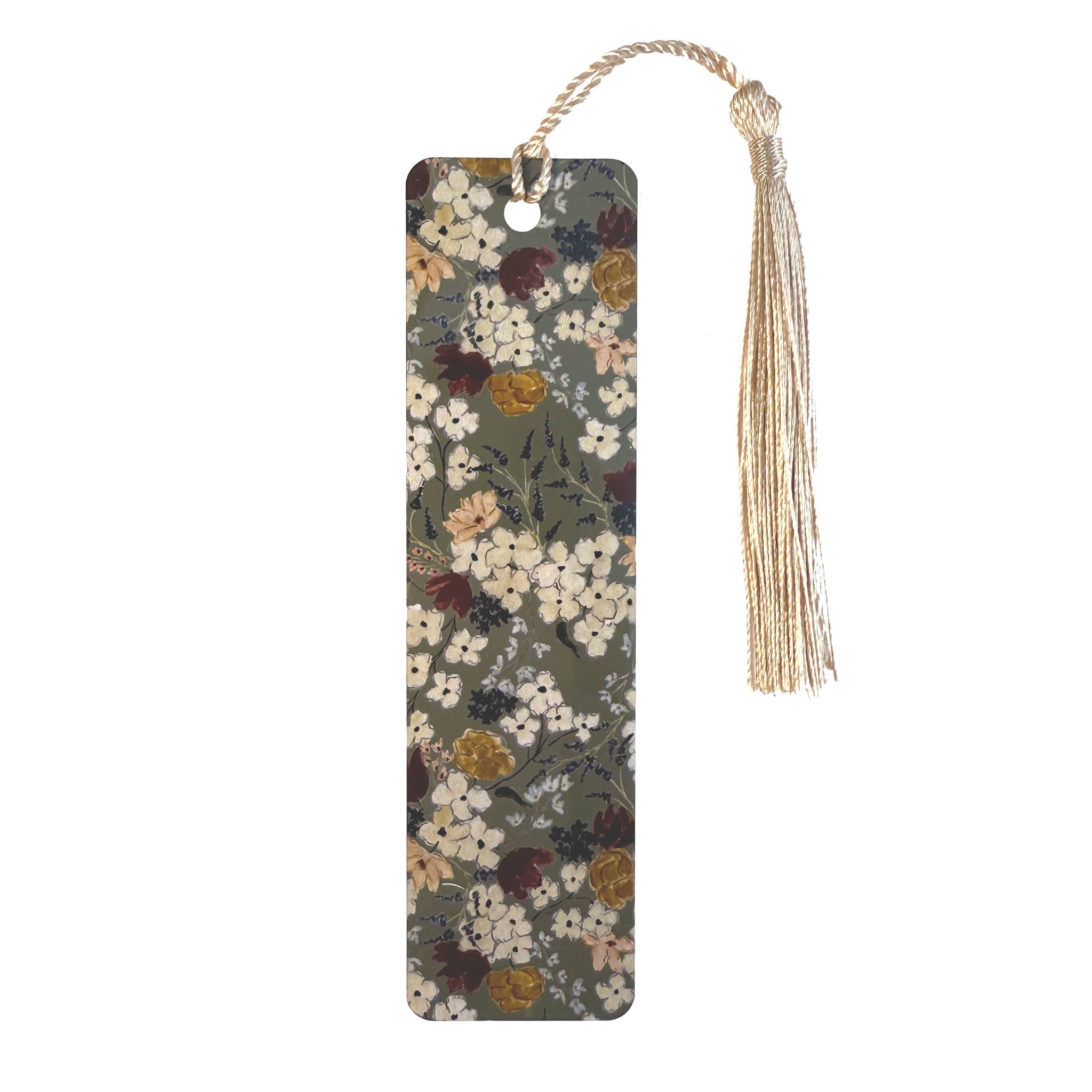 "Vintage Meadow" Metal Bookmark