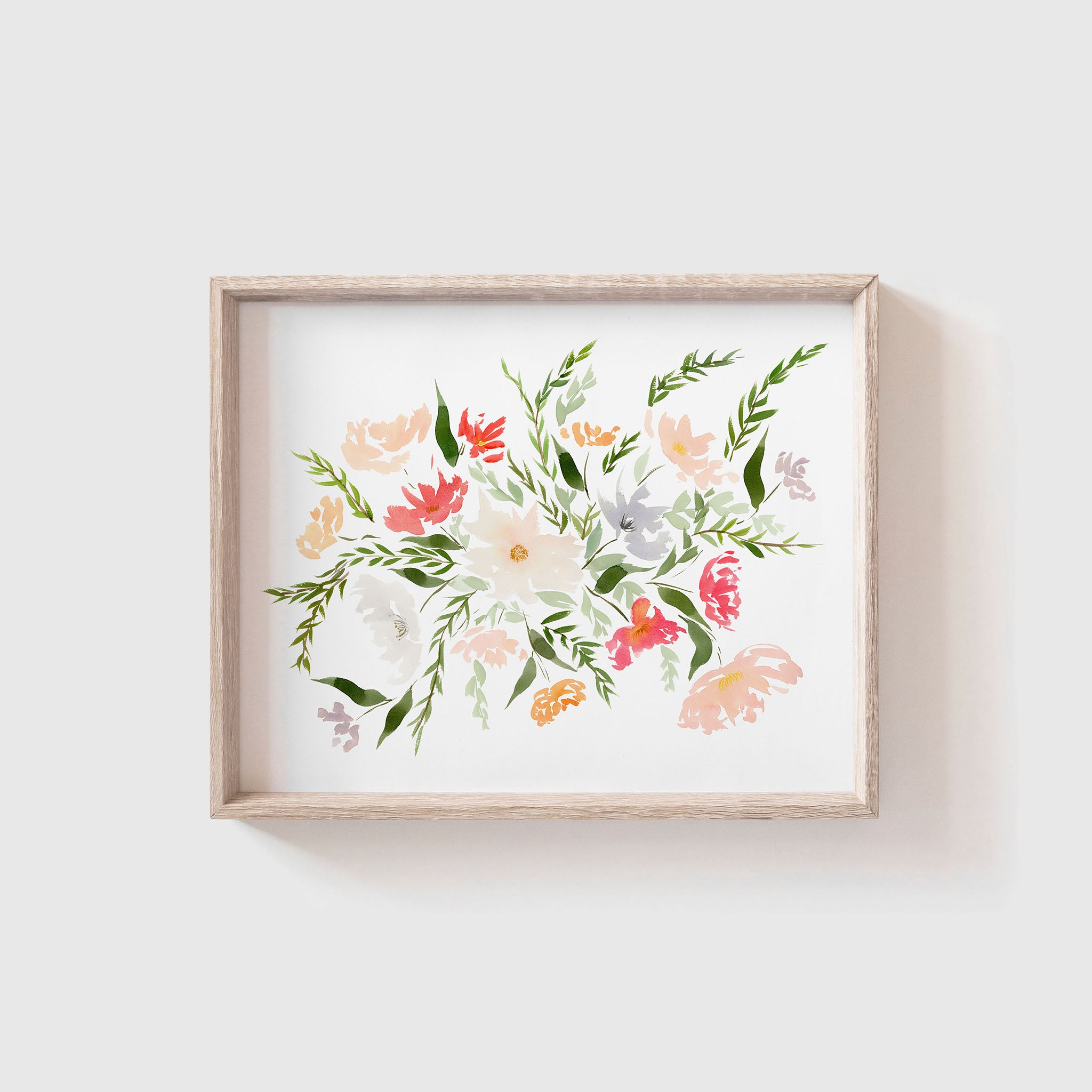 "Delicate Blooms" Watercolor Print