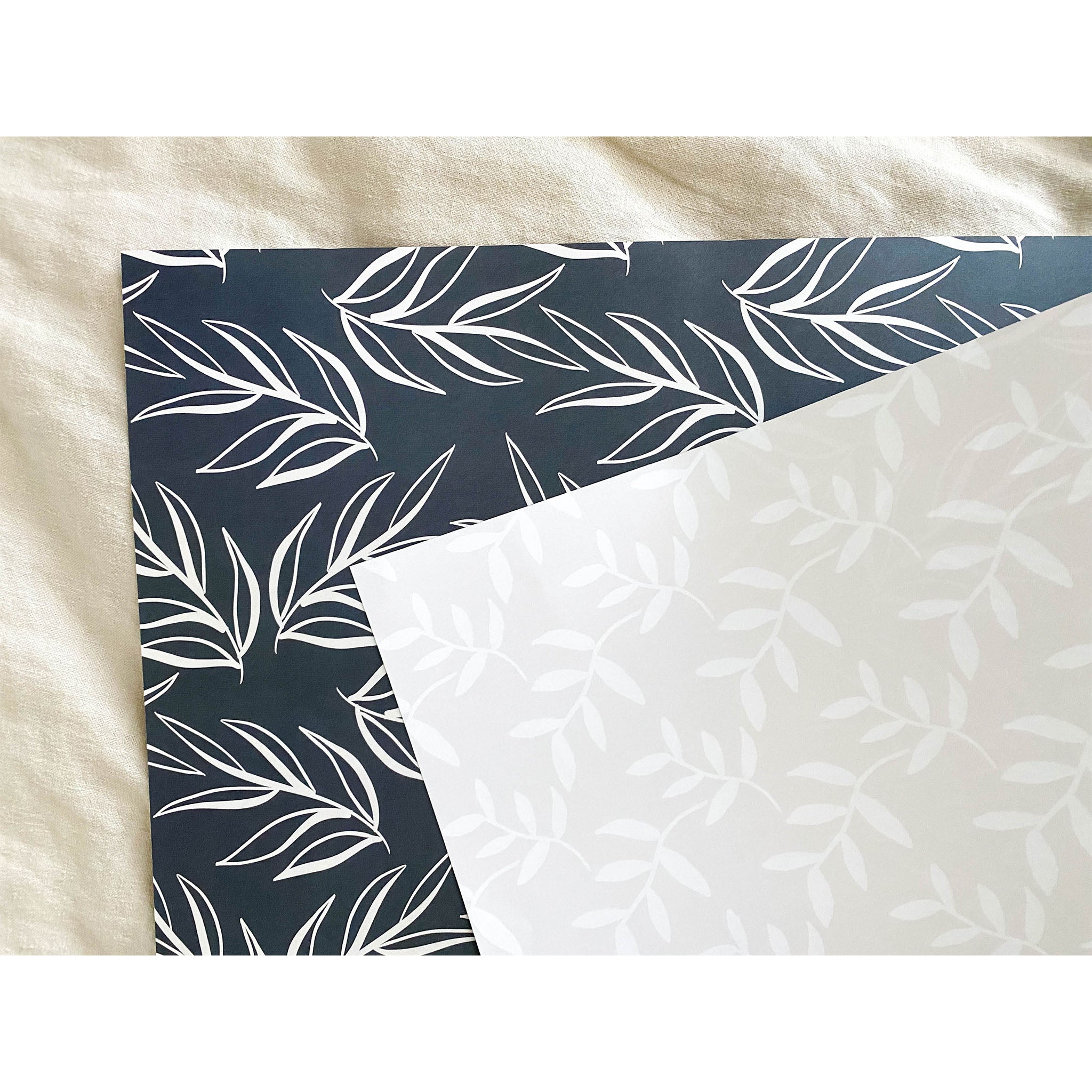 "Botanical" Double Sided Wrapping Sheets