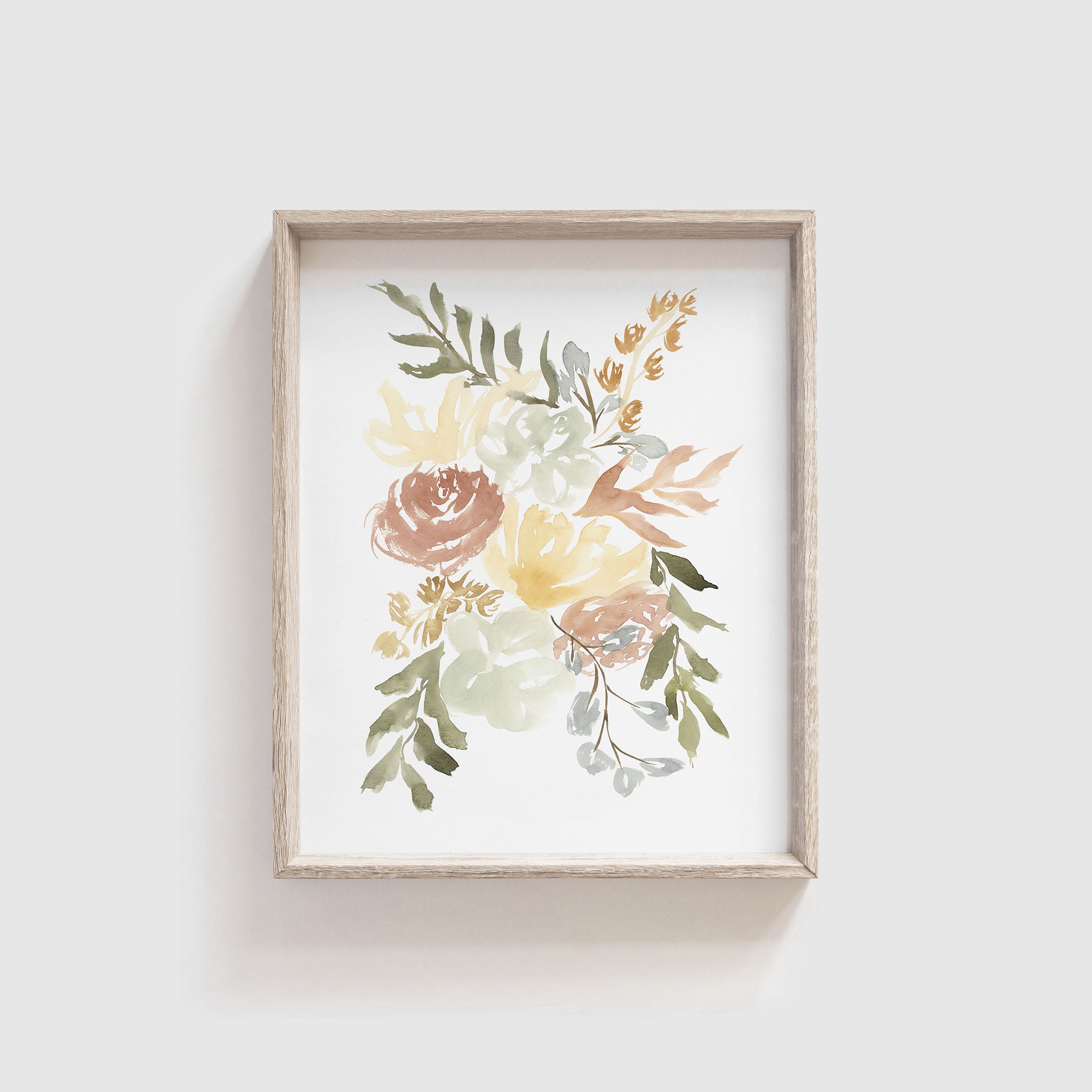 "Flowers Are Blooming" Watercolor Print