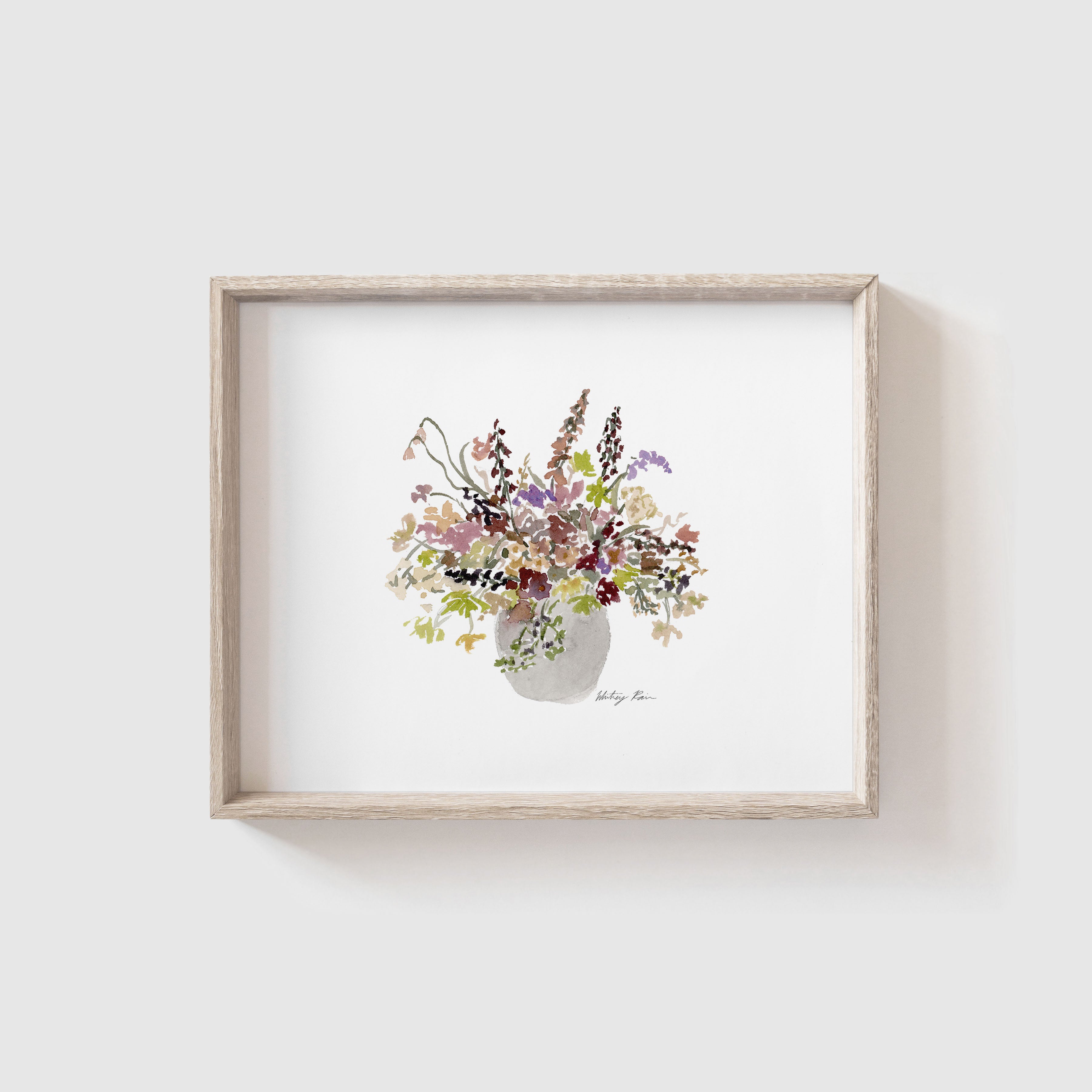"Garden Bouquet" Watercolor Print