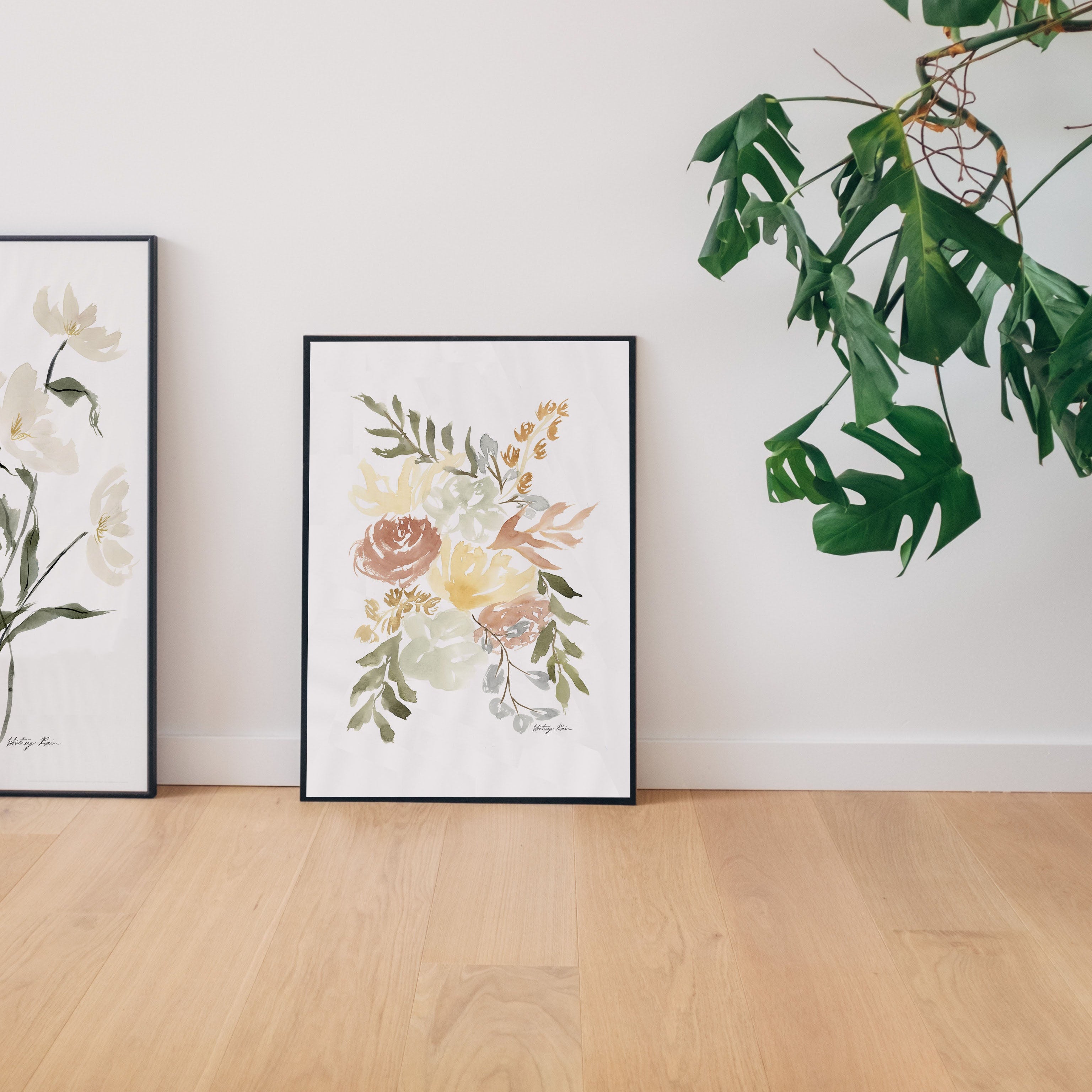 "Flowers Are Blooming" Watercolor Print