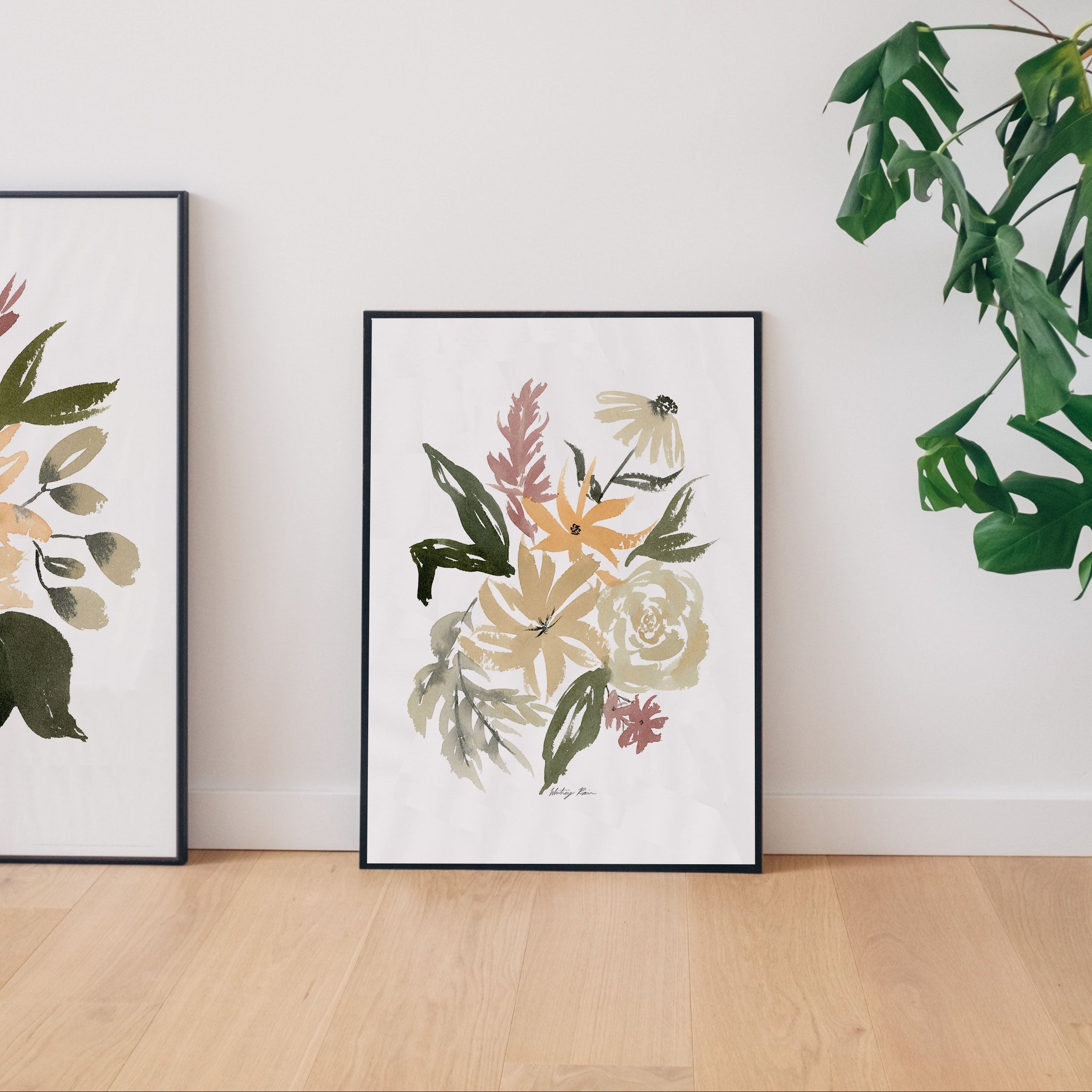 "Tropical Bouquet" Watercolor Print