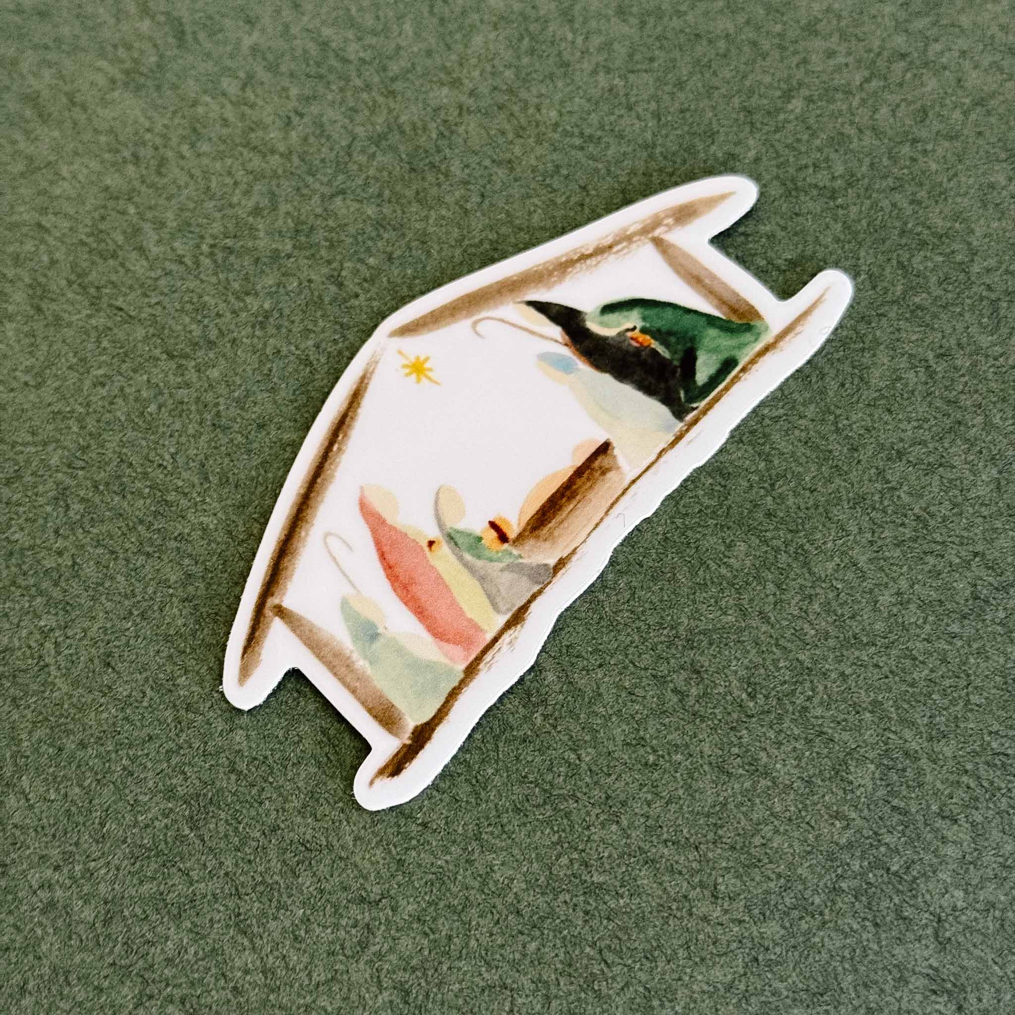 Nativity Scene Sticker