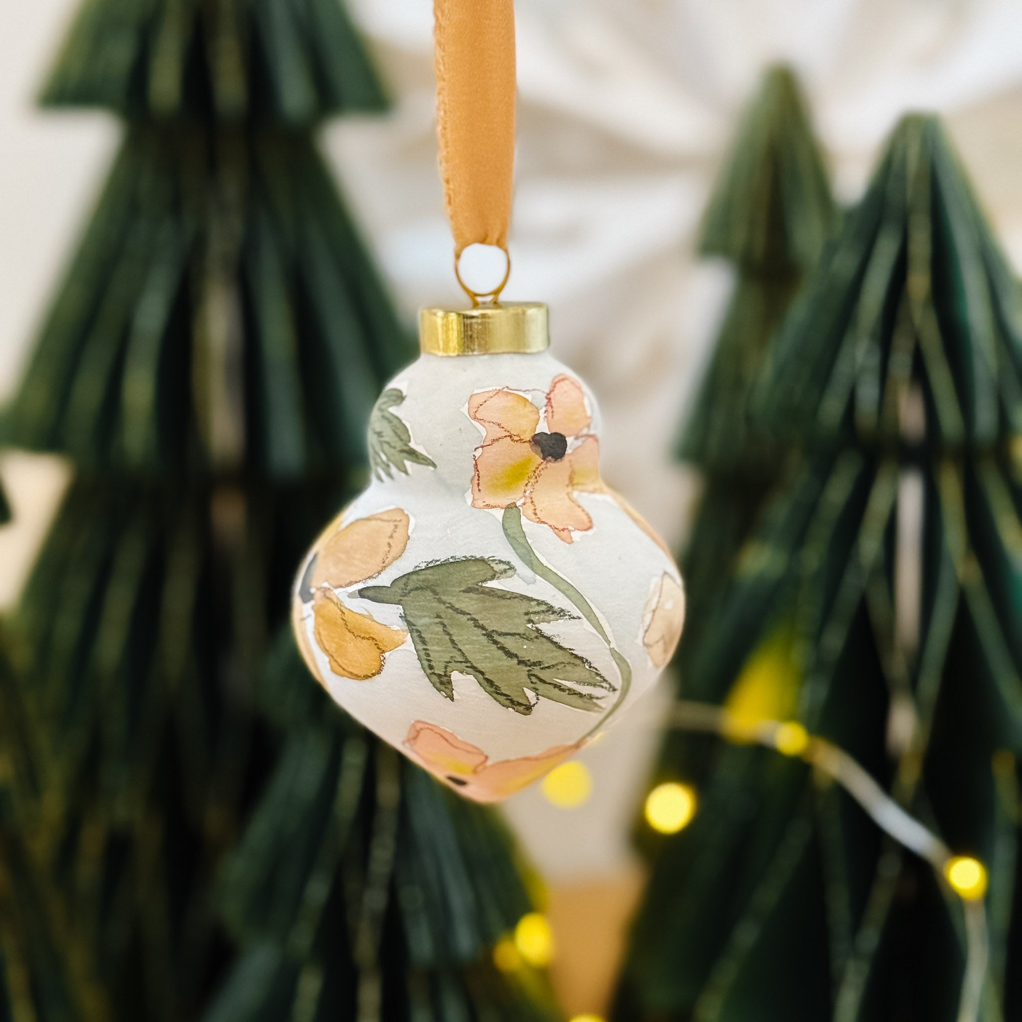 "Summer Garden" Hand Painted Ornament