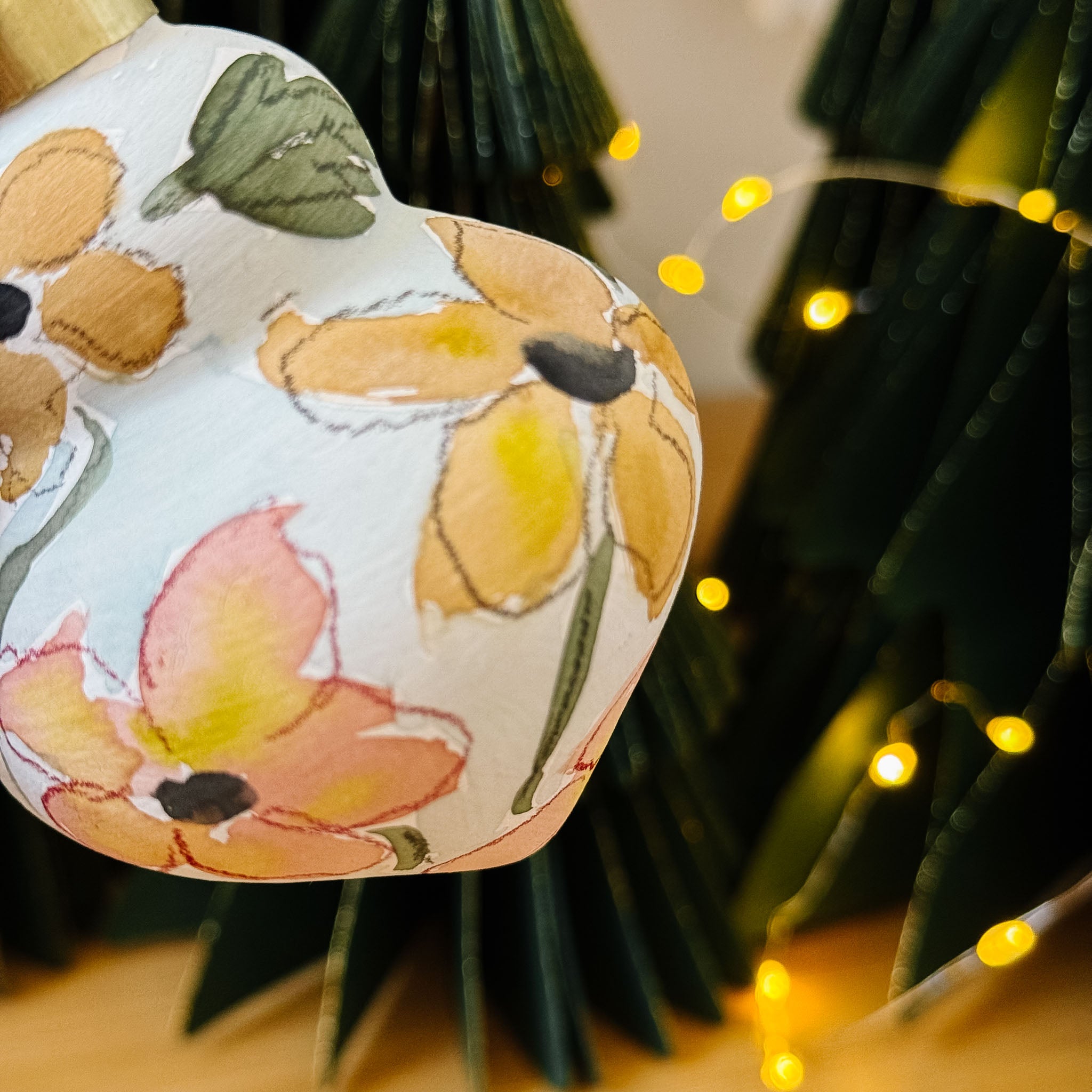 "Summer Garden" Hand Painted Ornament