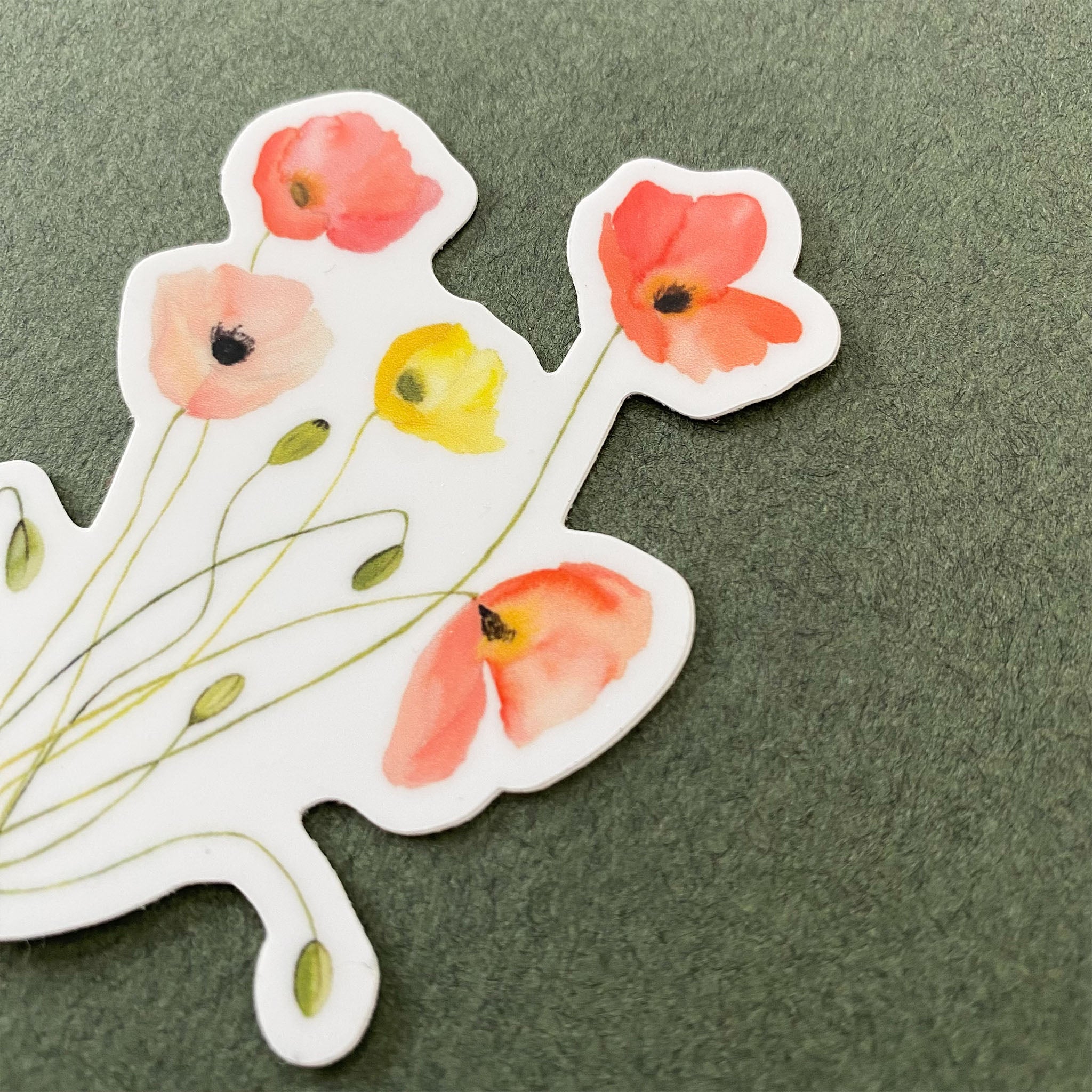 Iceland Poppies Sticker