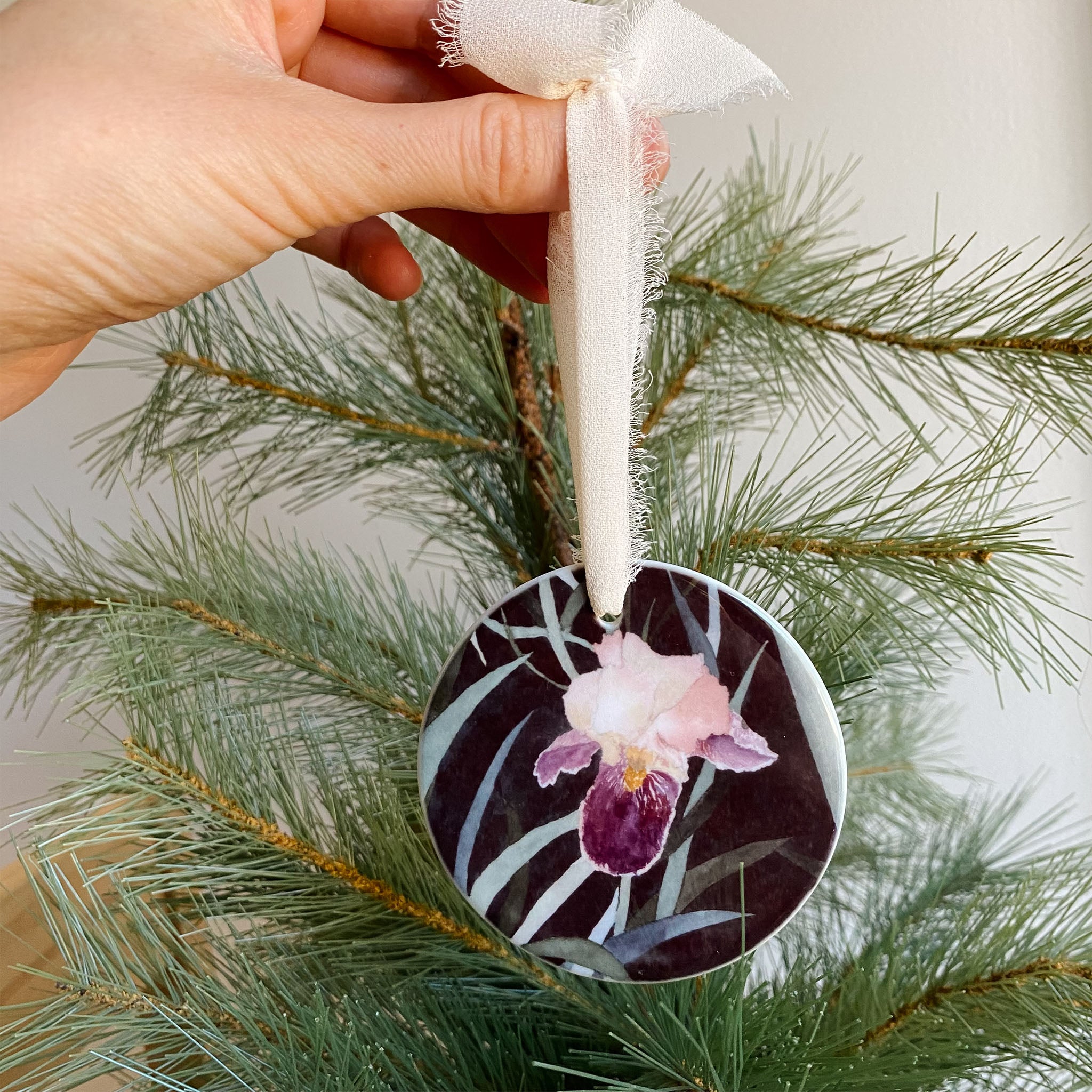 Iris Ornament