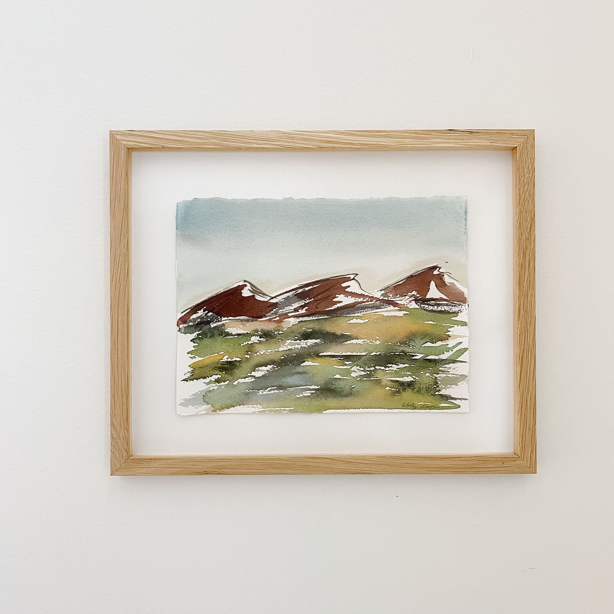 "Maroon Mountains" Framed Original