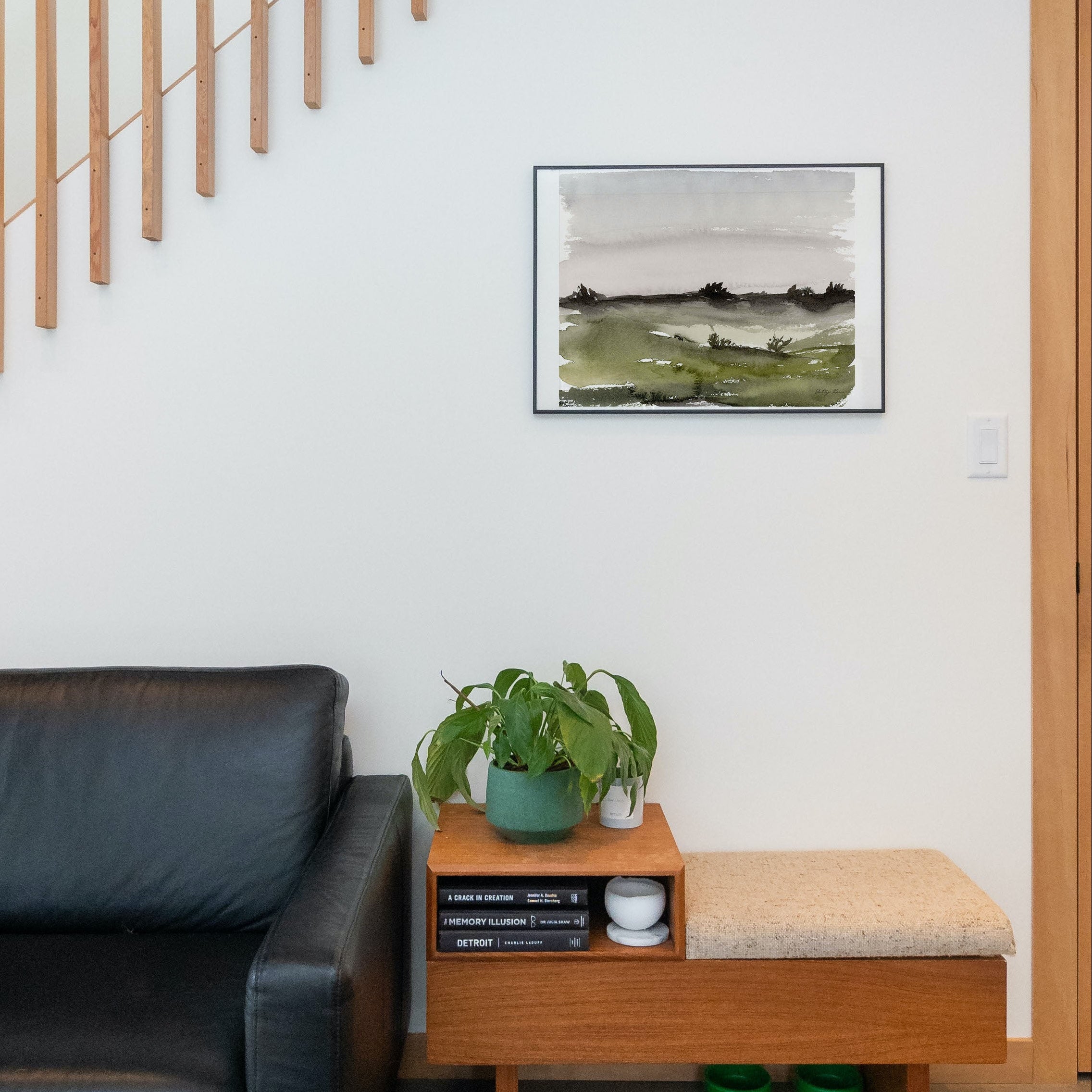 "At Dusk" Watercolor Landscape Print