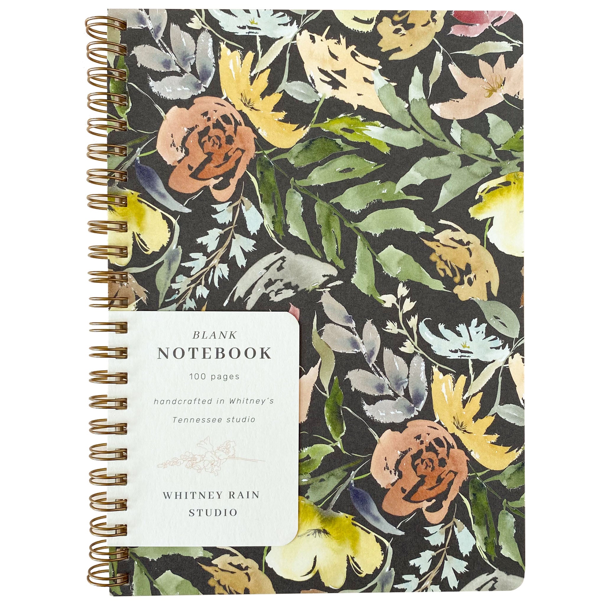 Midnight Blooms Notebook