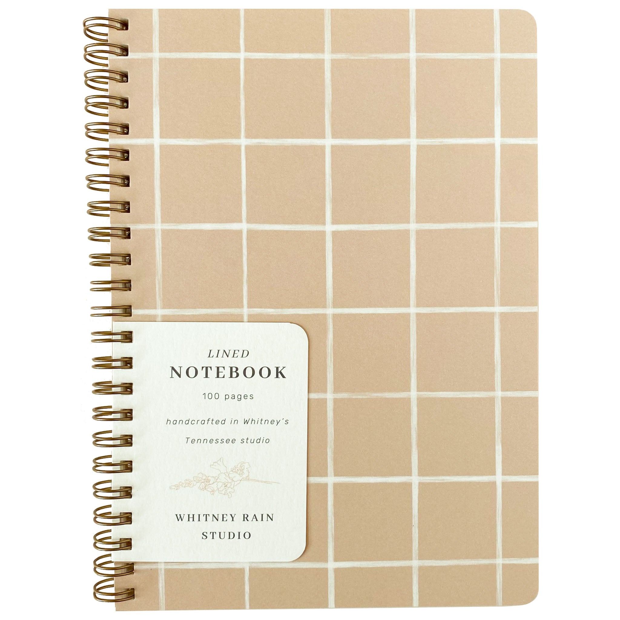 Blush Grid Notebook