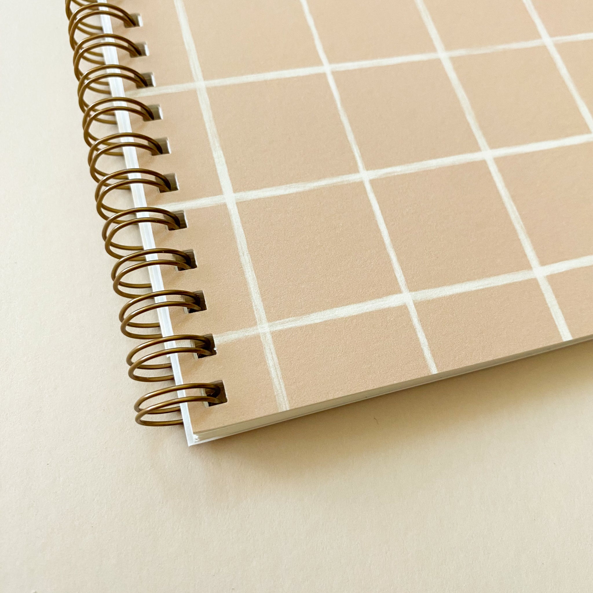 Blush Grid Notebook