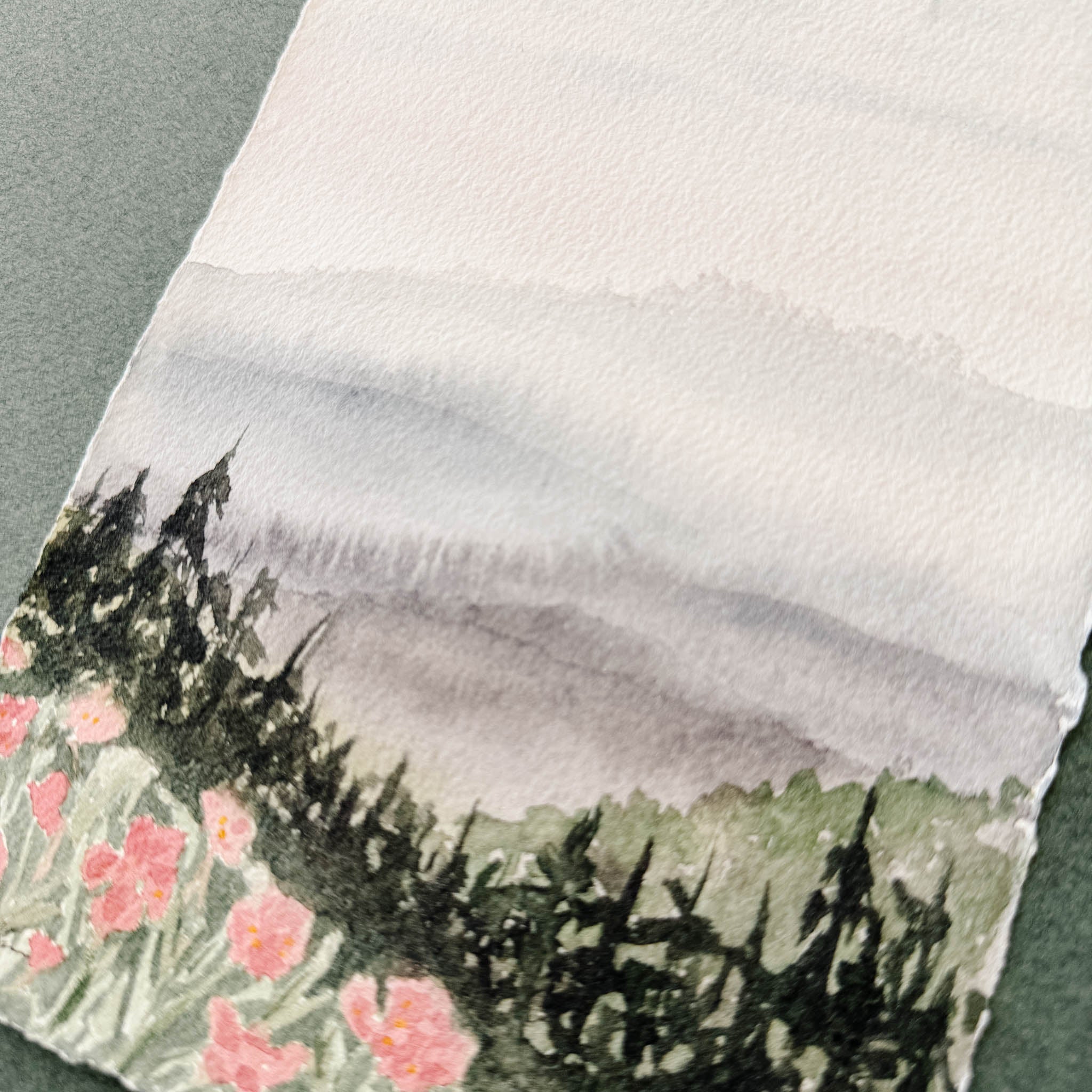 7.5x5.5 Original Watercolor Painting