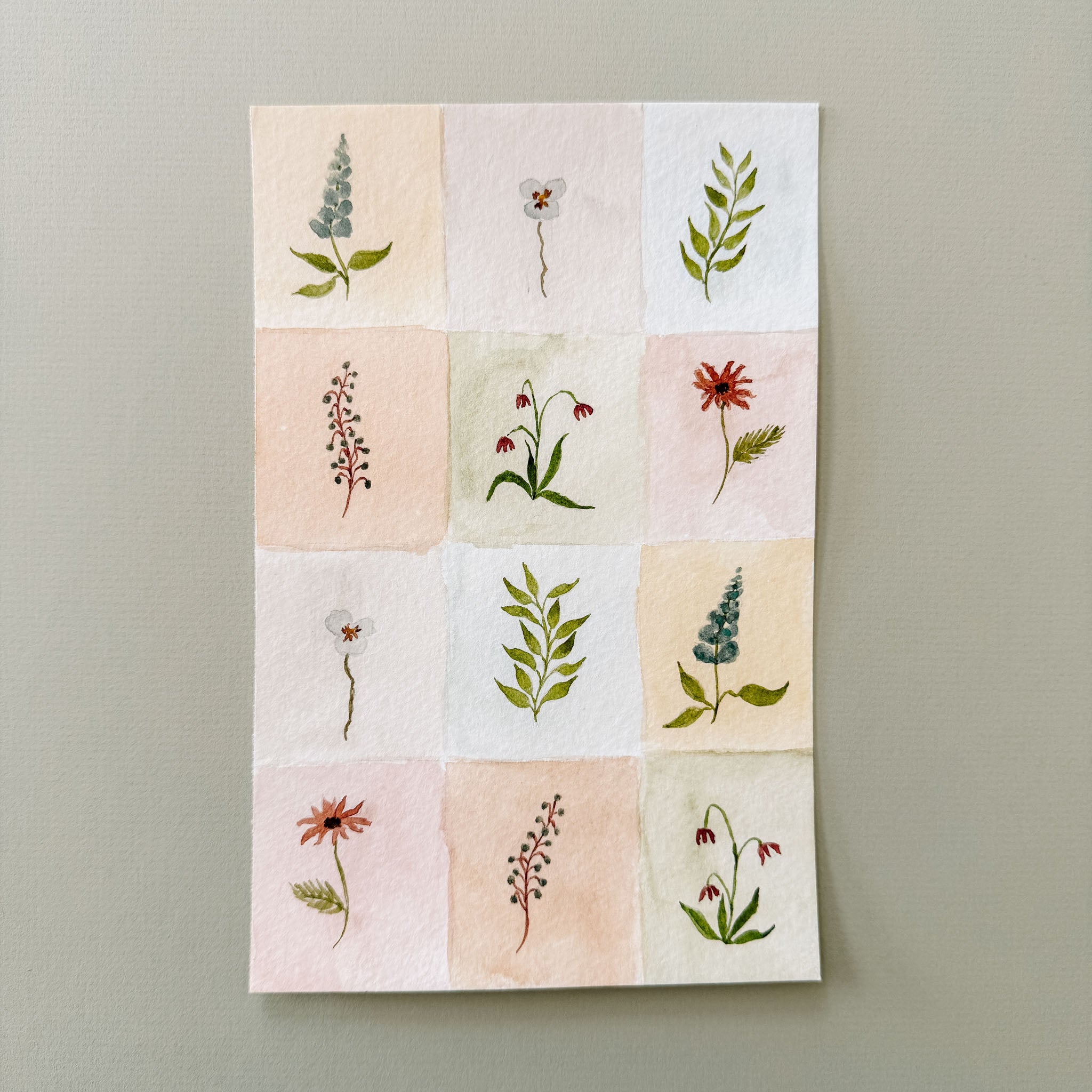 8.5x5.5 Original Watercolor Painting