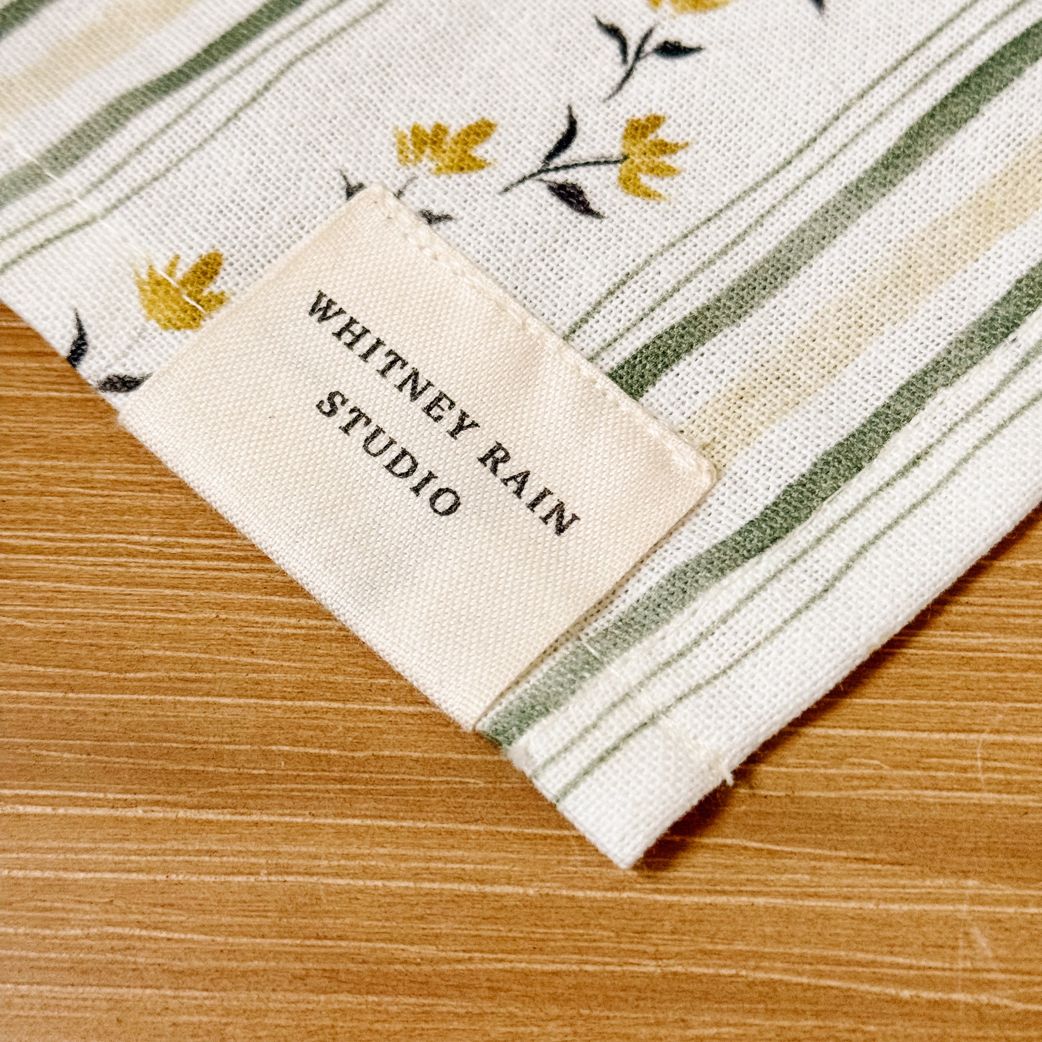 "Cottage Stripes" Tea Towel