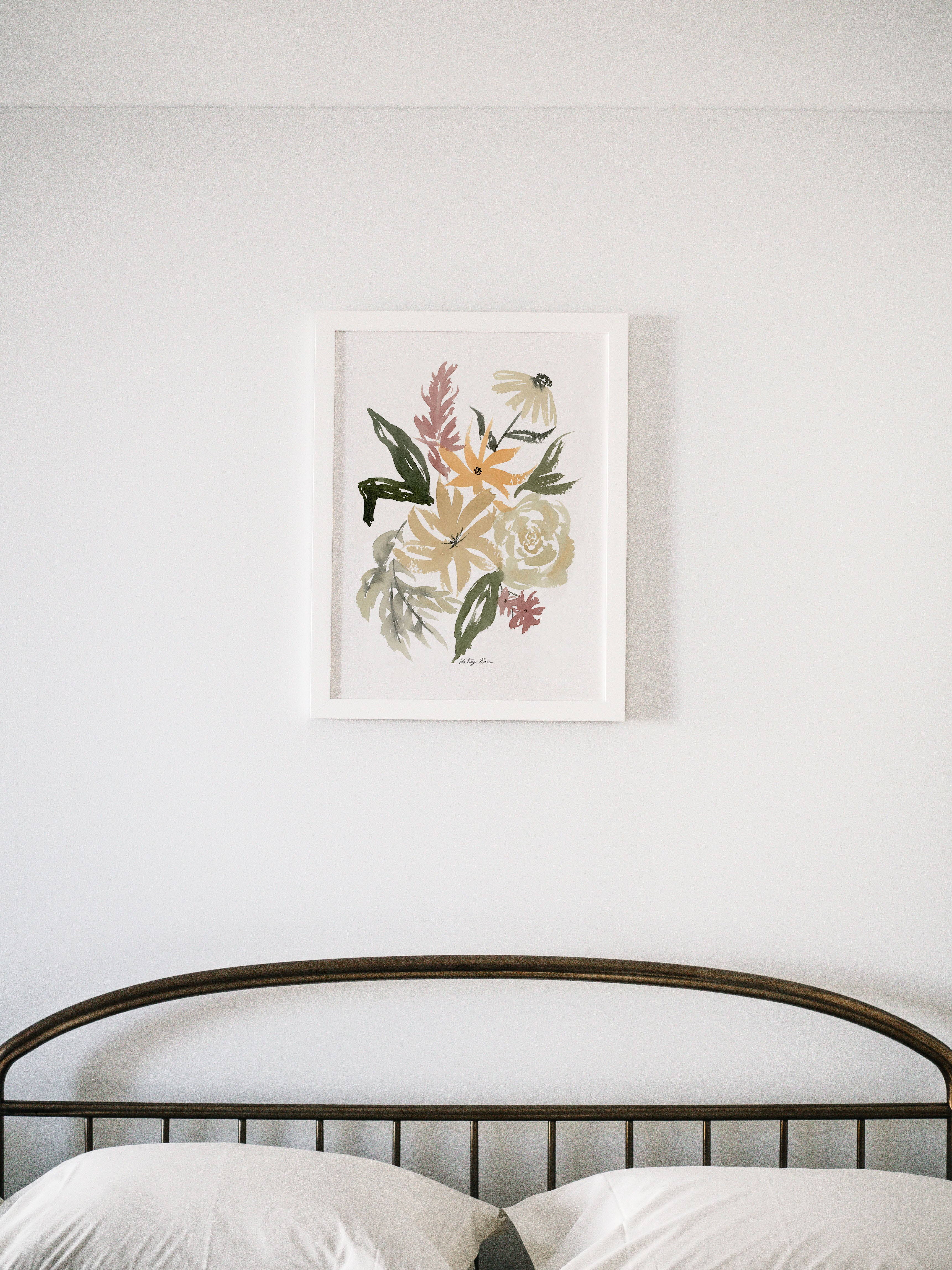 "Tropical Bouquet" Watercolor Print