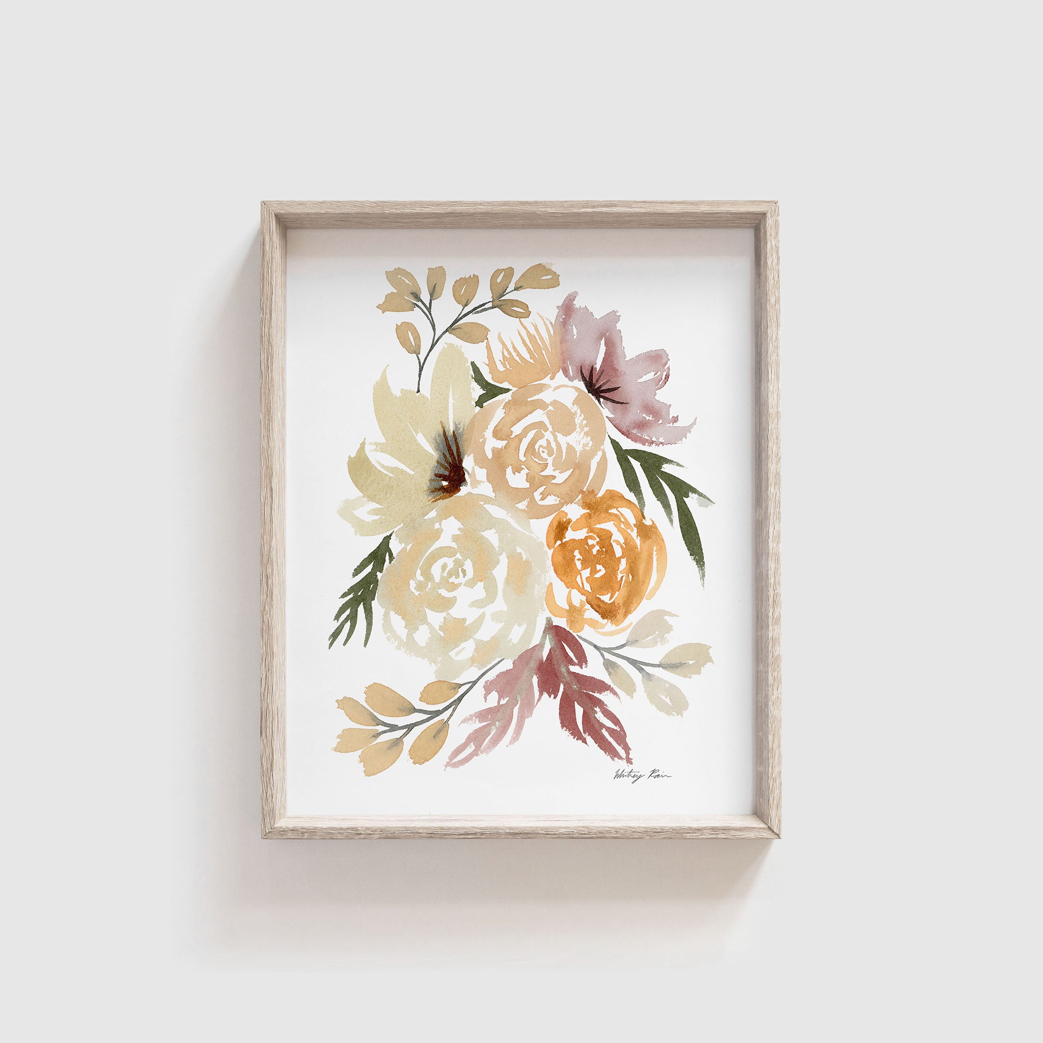 "Wild Bouquet" Watercolor Art Print